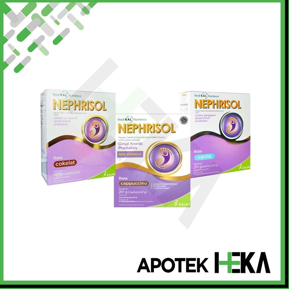 

Terjamin Nephrisol Vanila/Cappucino 201 gram - Pasien Ginjal Pradialisis .,..,.,.,.