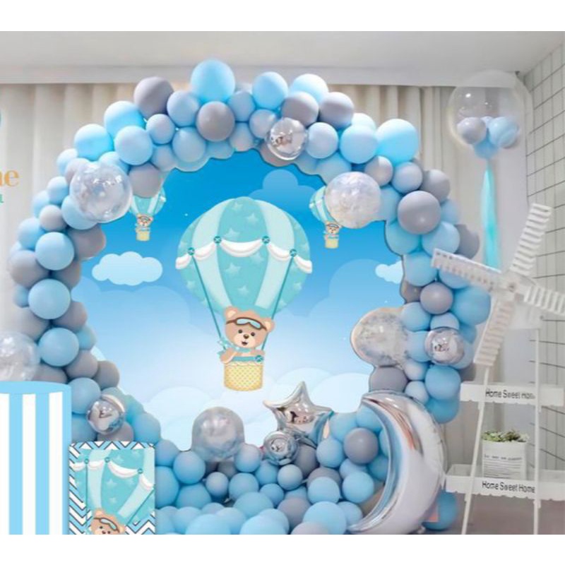 DEKORASI STYROFOAM BALON UDARA KARAKTER BERUANG