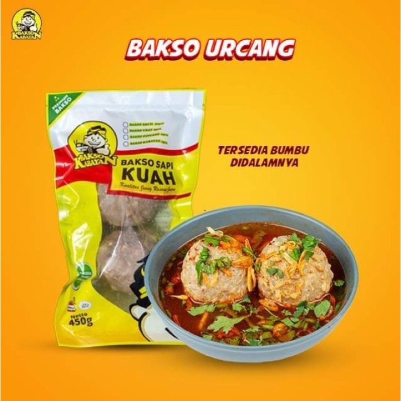 

Bakso Baso Urat Cincang Kabayan Instan Isi 2 Halal dan Sehat