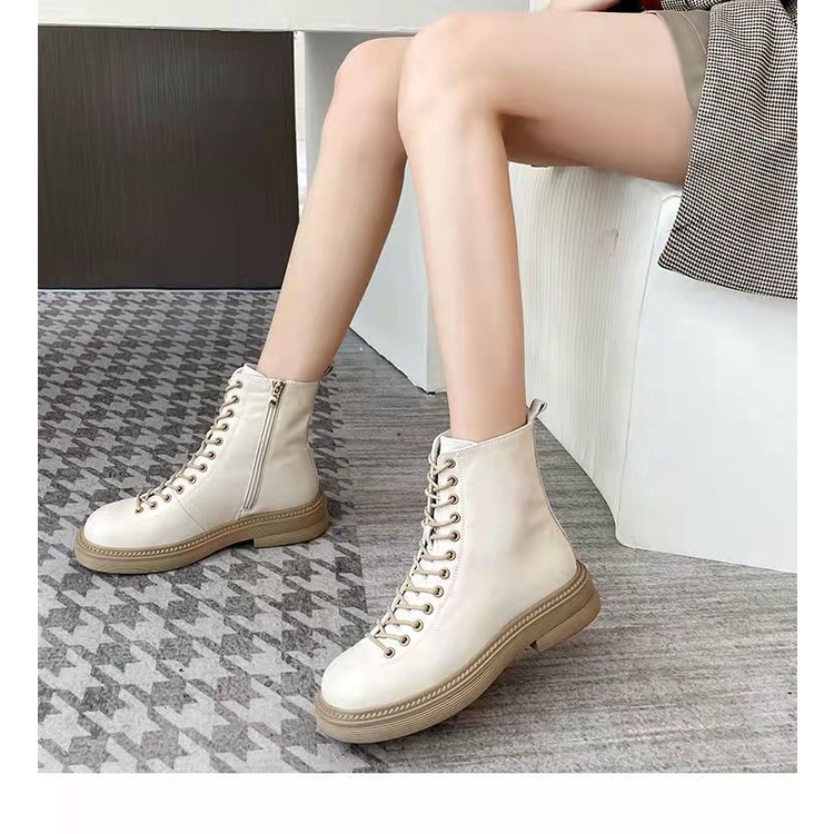 [DF FOOTWEAR] Sepatu Boots Martin Wanita Import Premium Quality DF 624