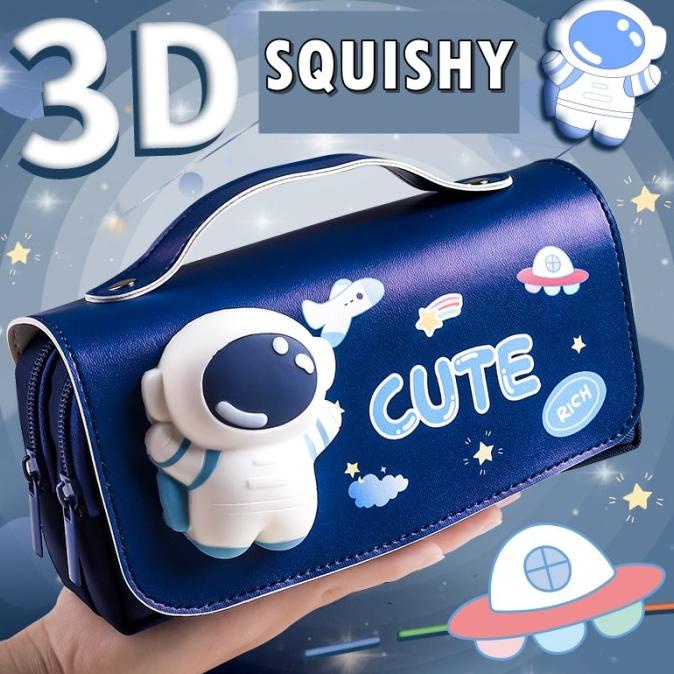

Tempat Kotak Pensil Anak Squishy 3D Pensil Case Waterproff PC0018