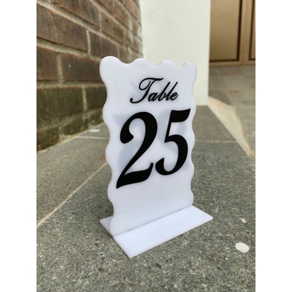 nomor meja akrilik / nomor meja cafe / nomor meja restaurant / nomor meja murah / nomor meja bar