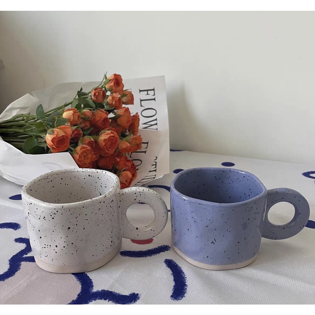 Mug Kopi Estetik / Gelas Big Ear / Cangkir Teh Estetik / Gelas Keramik Aesthethic / Gelas Keramik Te