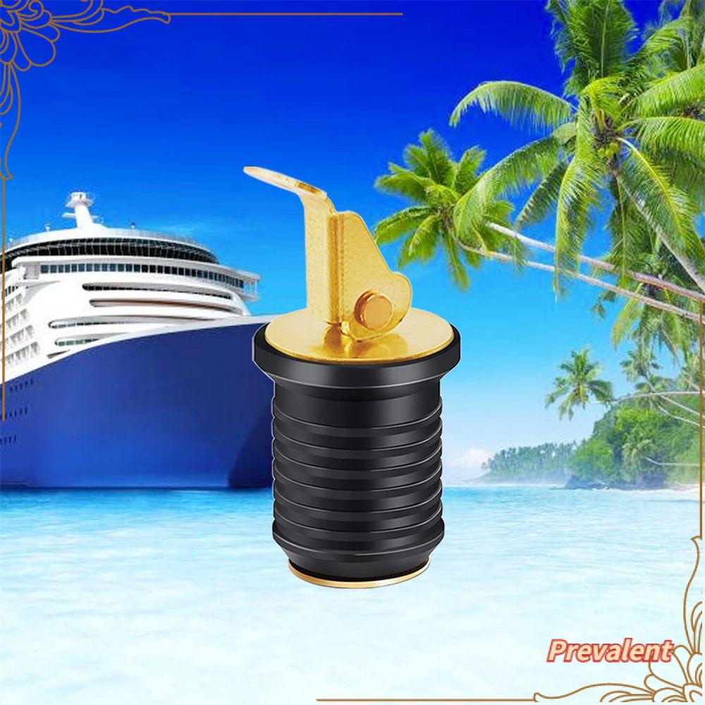 Preva Marine Drain Plug Stopper Kuningan Olahraga Luar Universal Lambung Lambung Lubang Colokan Stop Kontak Bung Kano Snap Ketat Gaya Flip