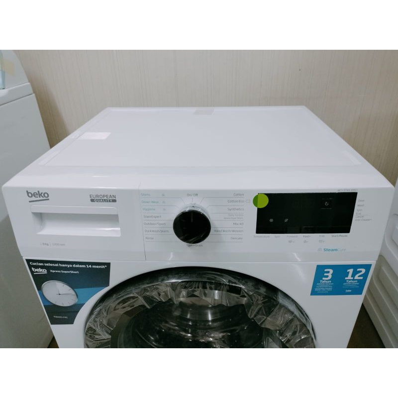 Washer Beko 9kg front loading