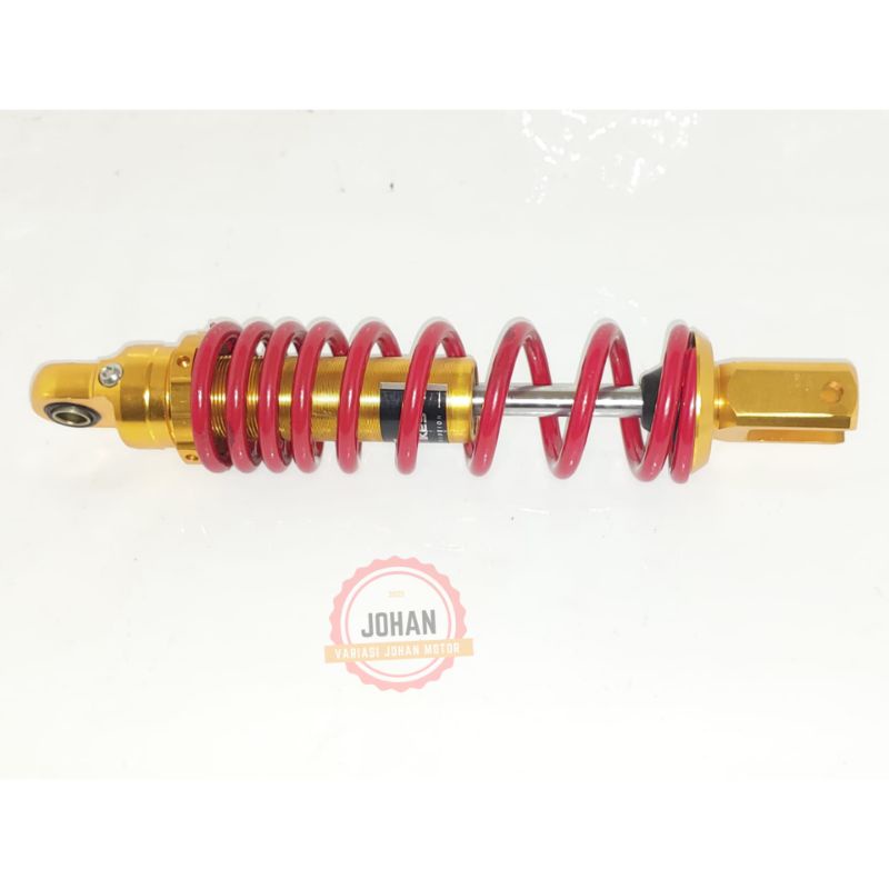 shock belakang Mio 300mm 330mm fasbikes red-gold/skok variasi Mio termurah/skok variasi Mio grosir s