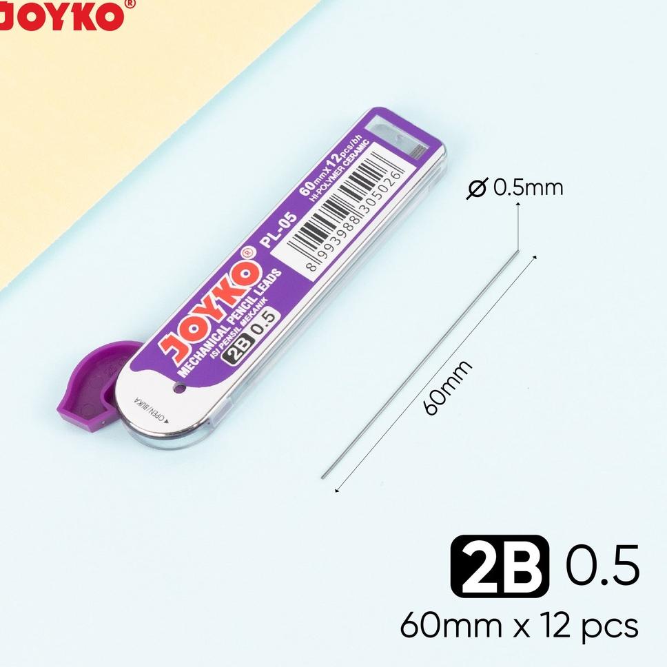 

SELUSIN ( 12 TUBE ) Refill Pensil Mekanik Joyko PL-05 Isi Ulang Pensil Mekanik Joyko PL - 05 ㍐