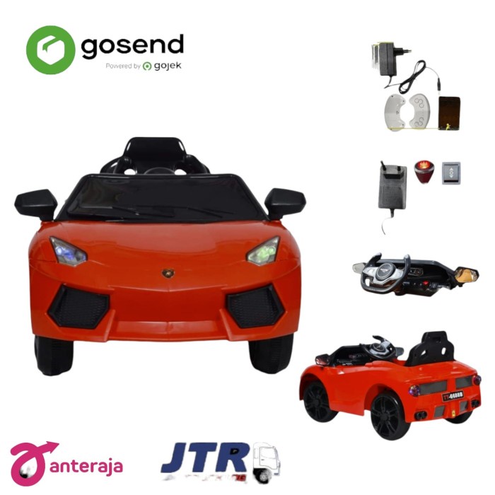 Mainan mobil aki anak ferrary Versa sport mobilan anak aki musik