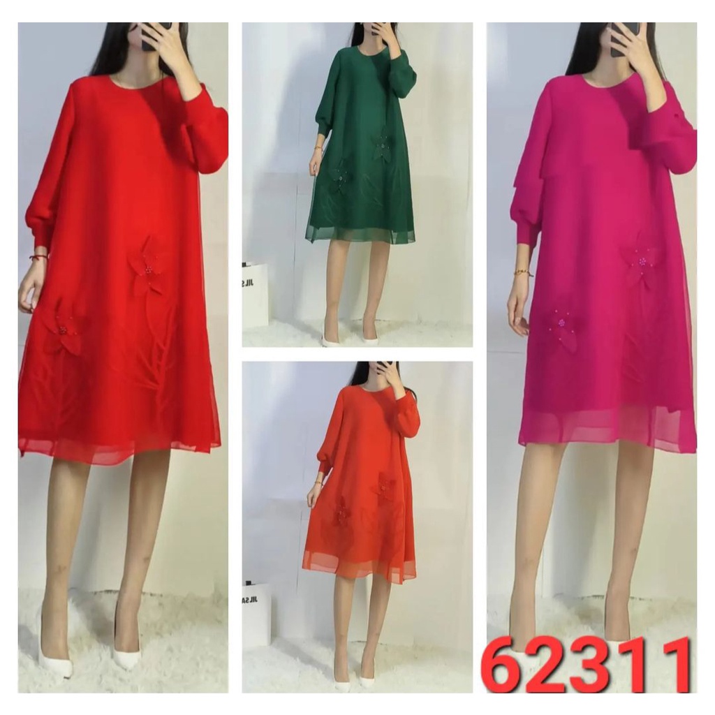 dress plisket premium / dress plisket premium bangkok / dress plisket turun naik