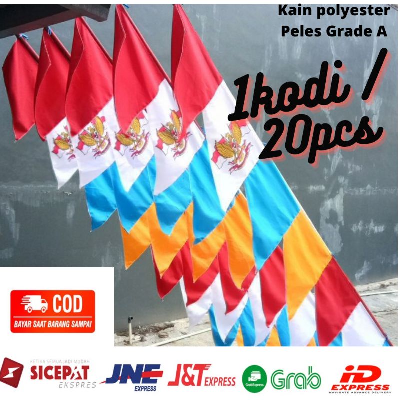 Umbul umbul bendera merah putih Harga 1kodi umbul umbul garuda umbul umbul geregaji