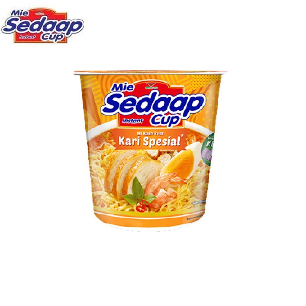 

⇟ SEDAAP Mie Instan Cup Kari Spesial 81 GR ⇅