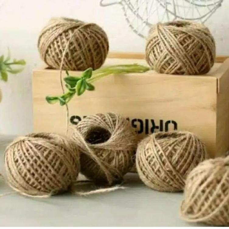 

↓ GROSIR TALI RAMI TALI GONI TALI COKLAT BAHAN KERAJINAN BAHAN MAHAR ㊞