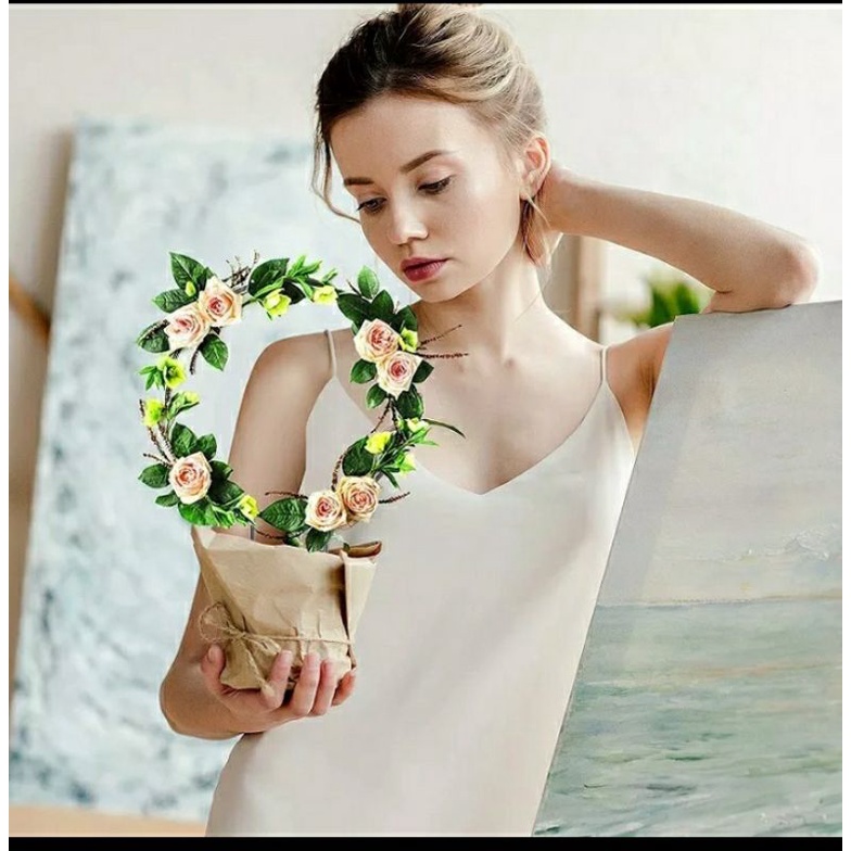 Turus Ajir Rambatan Bundar Bulat Besi Untuk Tanaman dan Bunga Merambat