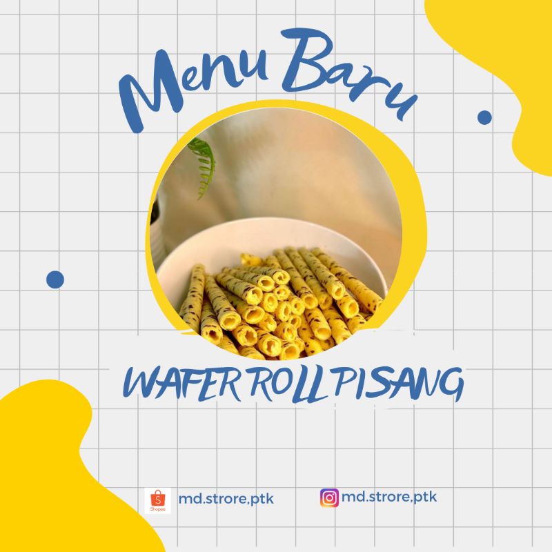 

WAFER ROLL RASA PISANG 250 GR