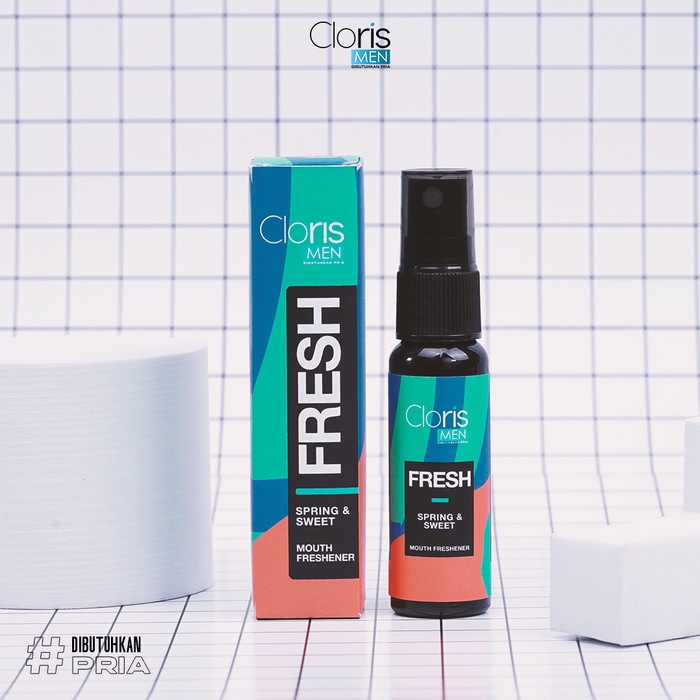 Penyegar Mulut Fresh Mouth Cloris Men Spray Anti Bau Mulut Nafas Segar Fresh Spray Ori BPOM