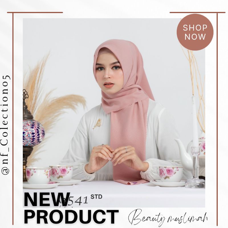 TERMURAH  hijab segiempat arrafi terbaru ar 541 arrafi || hijab segiempat wanita terbaru 2022 arrafi