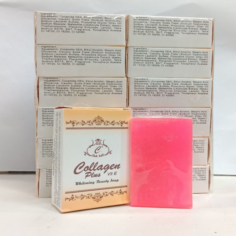 LUSINAN - Sabun Collagen Vit E Whitening Beauty Soap