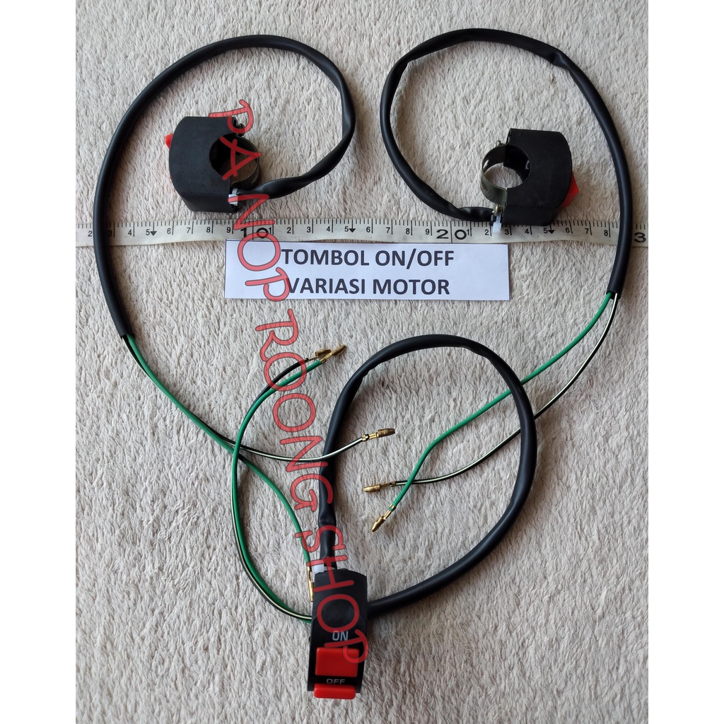 TOMBOL ON/OFF VARIASI MOTOR