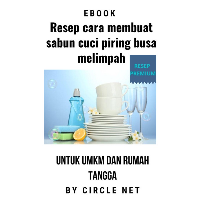 Jual Buku Resep Cara Membuat Sabun Cuci Piring Busa Melimpah Shopee