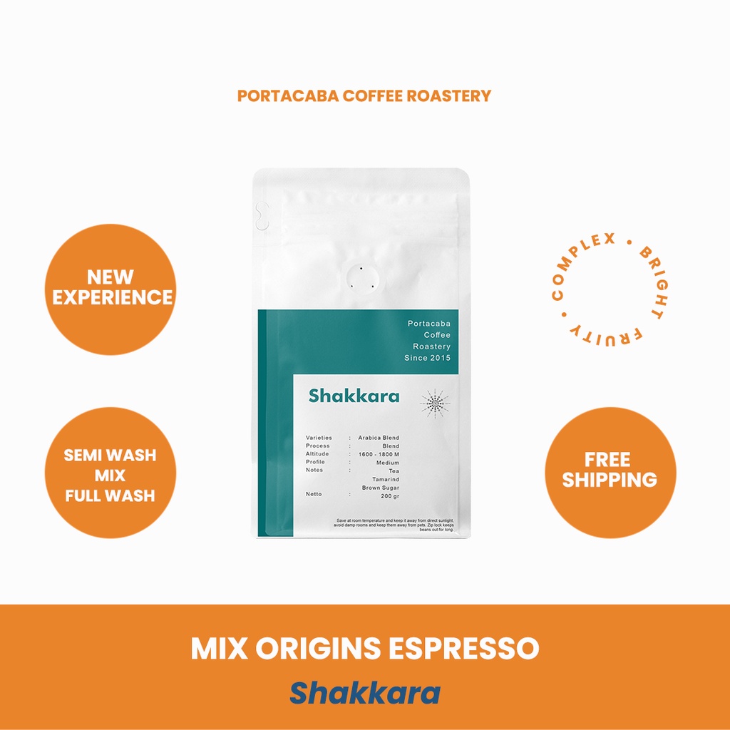 

Kopi Malabar Mix Laspada Arabika Portacaba Espresso Shakkara 200gr