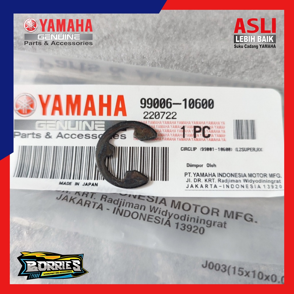 CLIP KLIP AS PEDAL OPERAN GIGI RX KING ASLI ORI YAMAHA 99006-10600