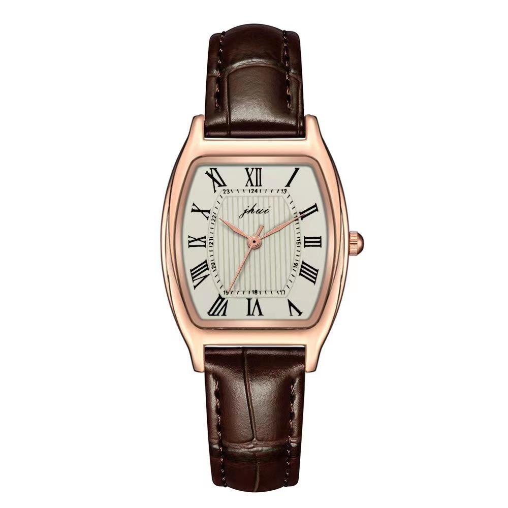 ✅COD [BBS] Jam Tangan Wanita Romawi Kulit PU Import JT-RC