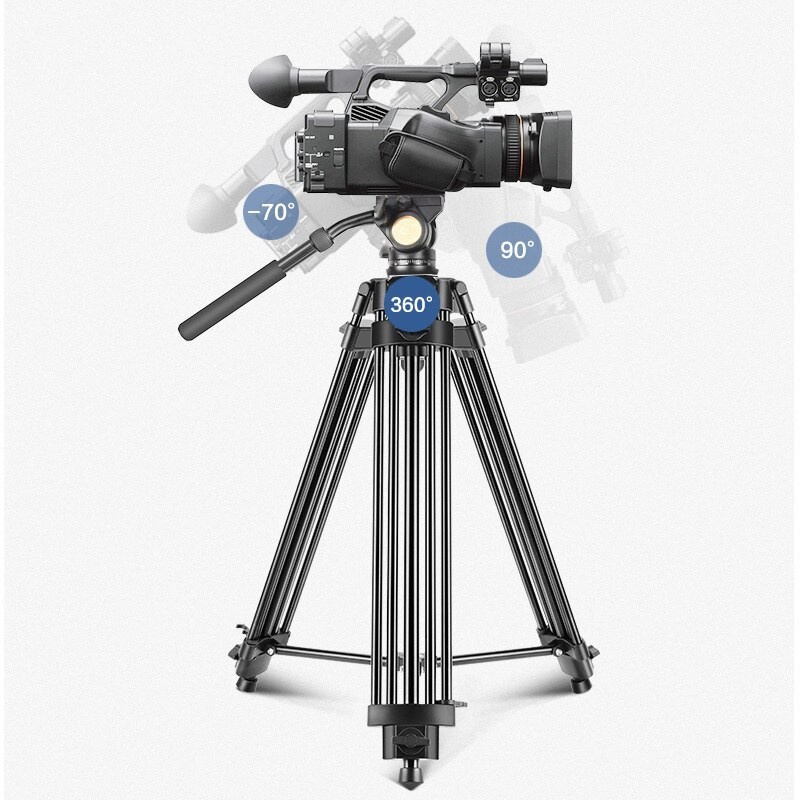 Tripod QZSD Q880A Fluid Head Professional Video Camera Photo Not 999H