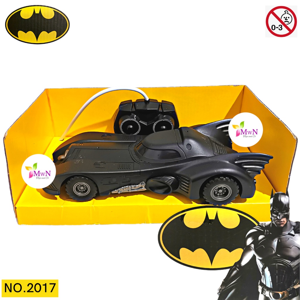 MWN Mainan Anak RC Mobil Remote Batman vehicle No.2017