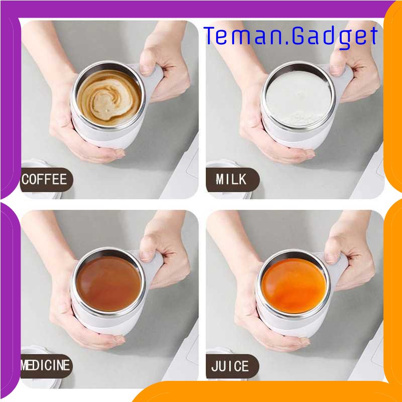 TG - DPR Ditim Gelas Aduk Otomatis Self Stirring Cup USB Recharge - DTM-630