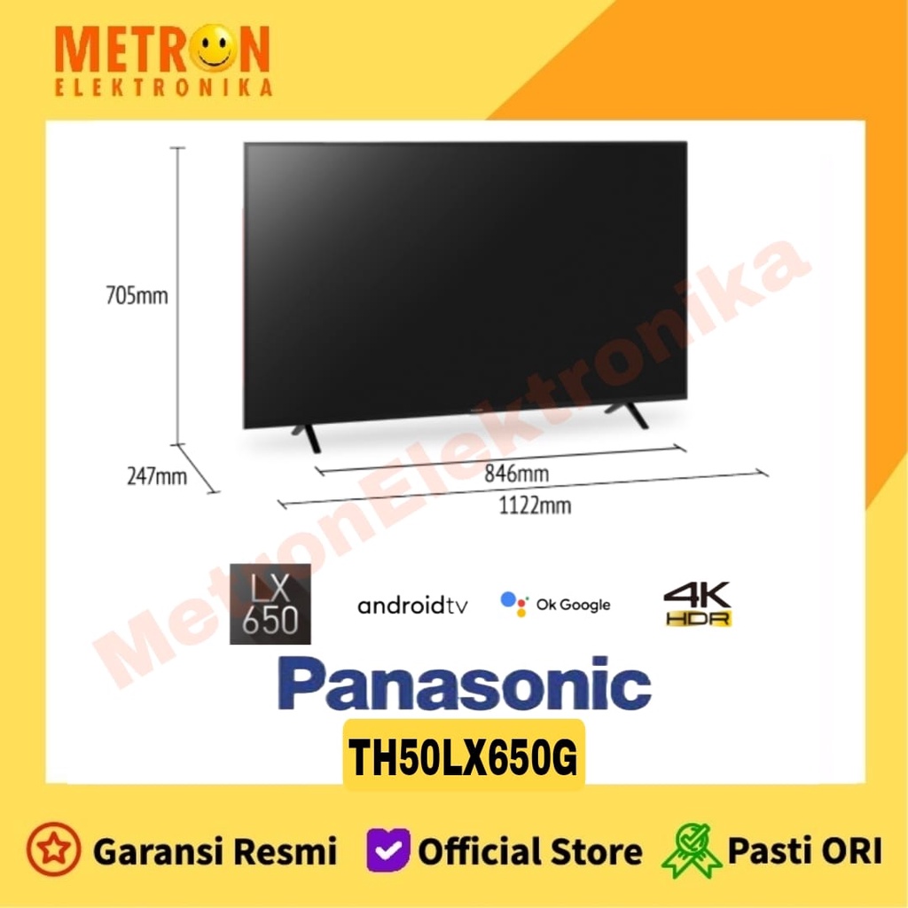 PANASONIC TH 50 LX 650 G - 50 IN 4K UHD ANDROID TV