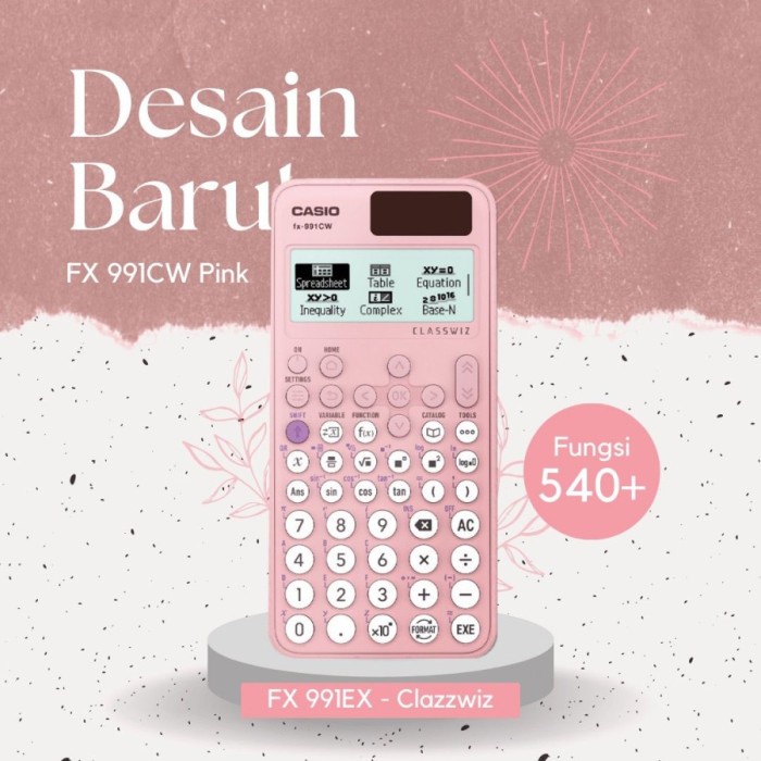 

TERBAIK Kalkulator Casio Scientific FX-991CW Calculator Ilmiah FX991 Class Wiz