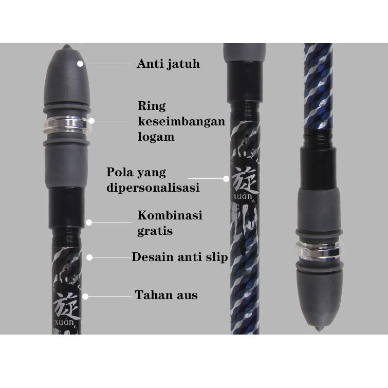 

[Q-4-7 »] 丨Warna Acak丨Pen Gel Berputar/Twirling Spinning Pen/Finger Playing Spinning Pen-terviral