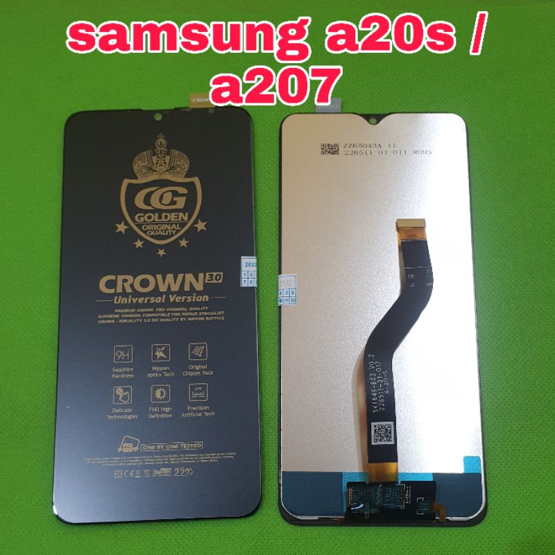 lcd ts touchscreen samsung a20s a207 fullset