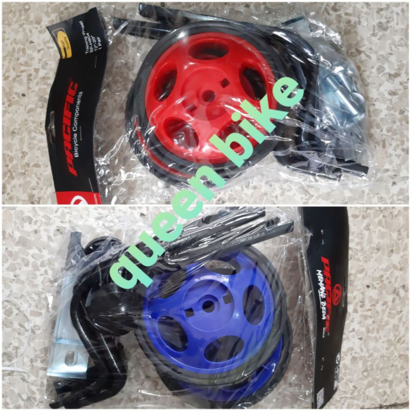 roda bantu samping training wheel lubang 3 sepeda anak 12 16 18 UNITED