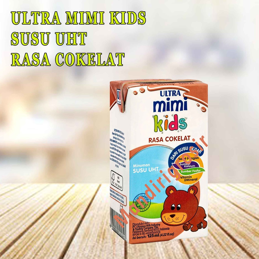 Minuman Susu UHT * Ultra Mimi Kids * Susu Rasa Cokelat * 125ml