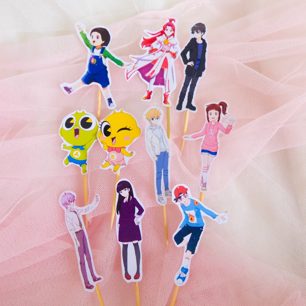 Shinbi House Cupcake Topper Birthday / Hiasan Cupcake Ulang Tahun