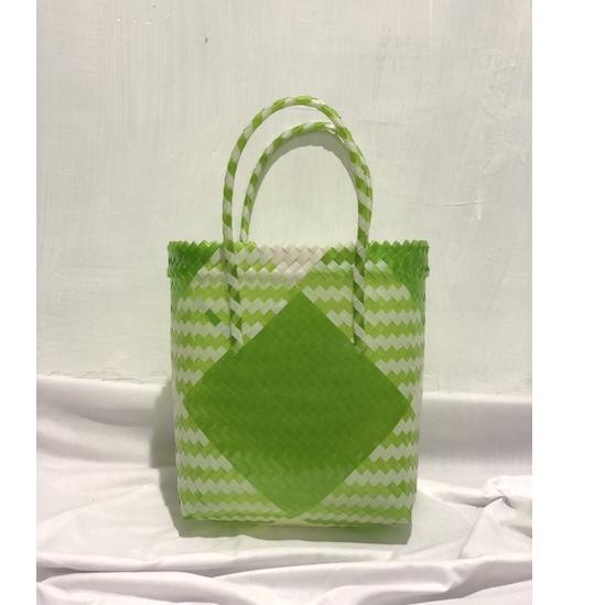 ↑ Tas Anyaman Plastik Gilap Termurah/Grosir/Tas Pasar/Tas Belanja ヘ