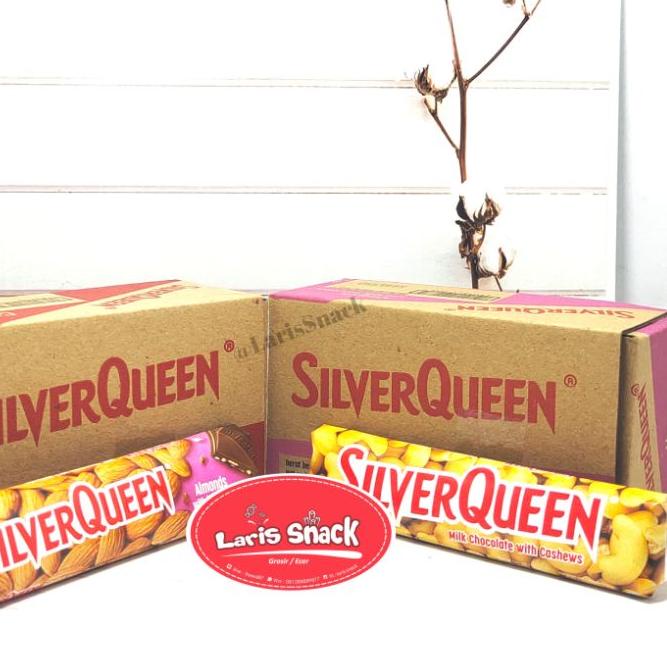 

Barang Laris SilverQueen Milk Chocolate Cashew Almonds 25gr (1 Box isi 10) GH2*