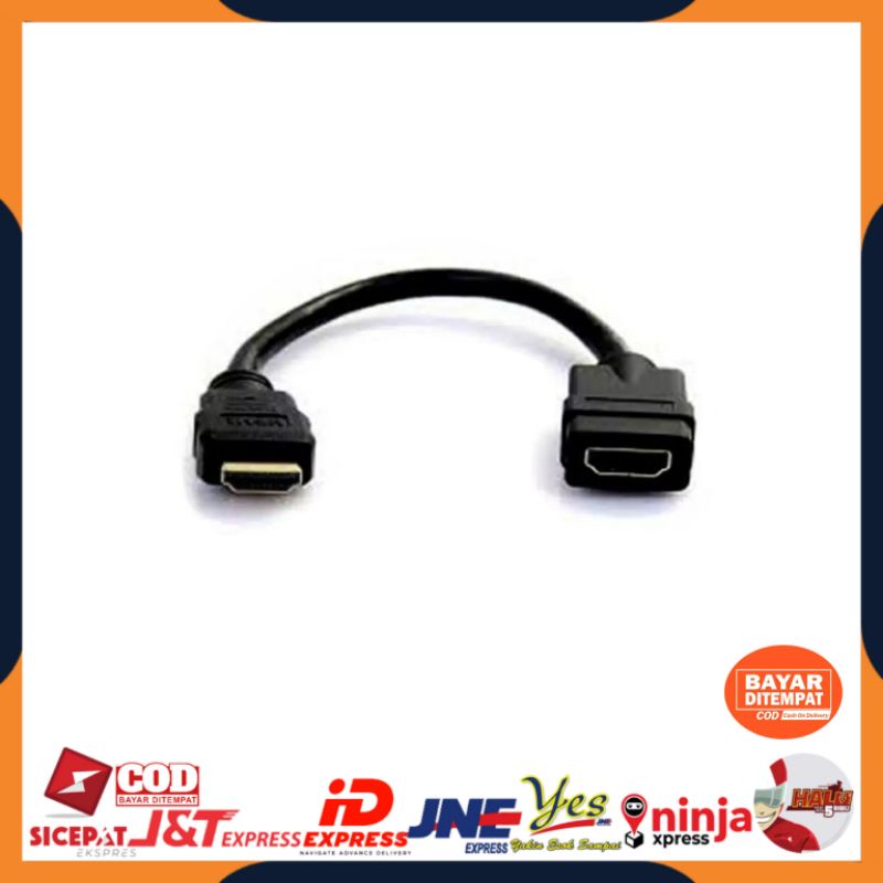 [COD] SAMBUNGAN KABEL PERPANJANGAN HDTV EXTENSION MALE TO FEMALE UNTUK KE TV 30CM