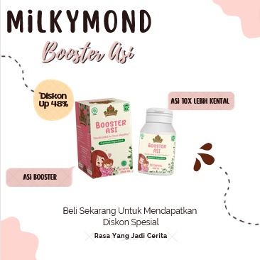 Asi Booster Milkymond Habbatussauda | Soya | Kelor | Katuk | Fenugreek Ibu Hamil & Menyusui