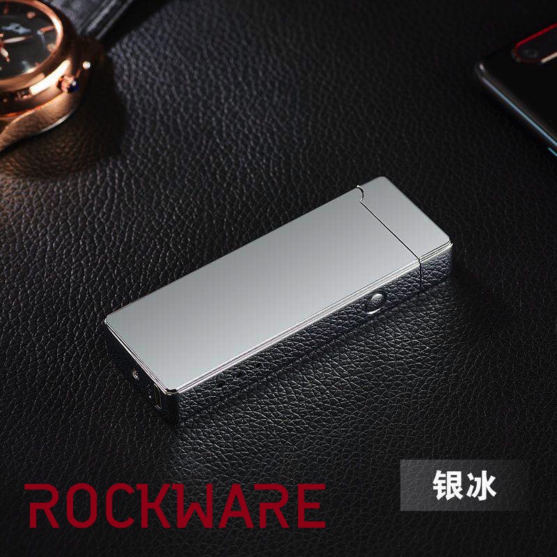 106 ROCKWARE USB Rechargeable Aluminium Dual Arc Coil Flameless Lighter