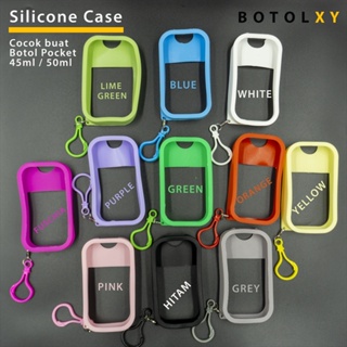 Image of Silicone Case Pocket Hand Sanitizer Spray Silikon Karet + Gantungan