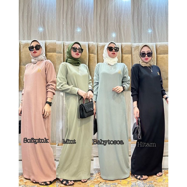 Ans Busana Gamis Knit Ans Series