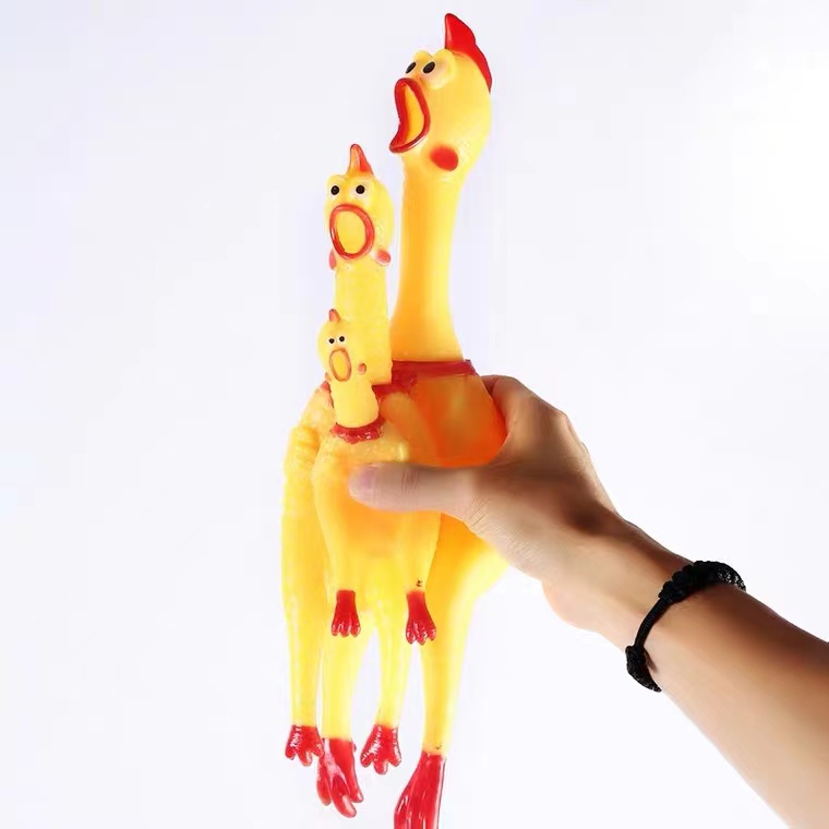 mainan hewan peliharaan ayam berteriak tahan gigitan tahan gertakan gigi hewan mainan hewan peliharaan