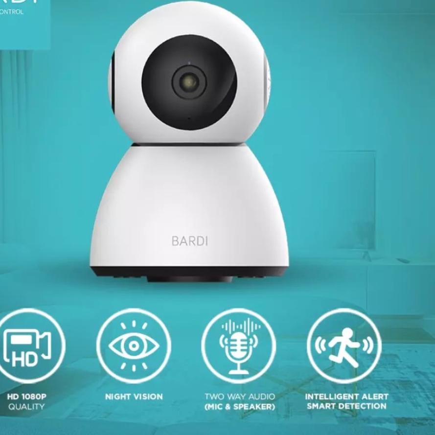 New Stock BARDI SMART PTZ IP CAMERA 1080P CCTV INDOOR PAN TILT ZOOM / IP CAMERA