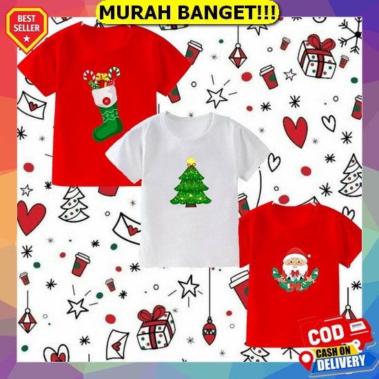 Baju Natal /Kaos Natal Anak-Anak/ Kaos Natal Spesial2022/ Kaos Merry Christmas Anak /Pakaian Anak La