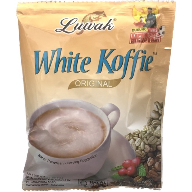 

Luwak White Koffie Rencengan Isi 10 pcs