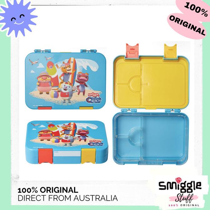 Original SMIGGLE Lunch Bento Box - LunchBox - Kotak Makan