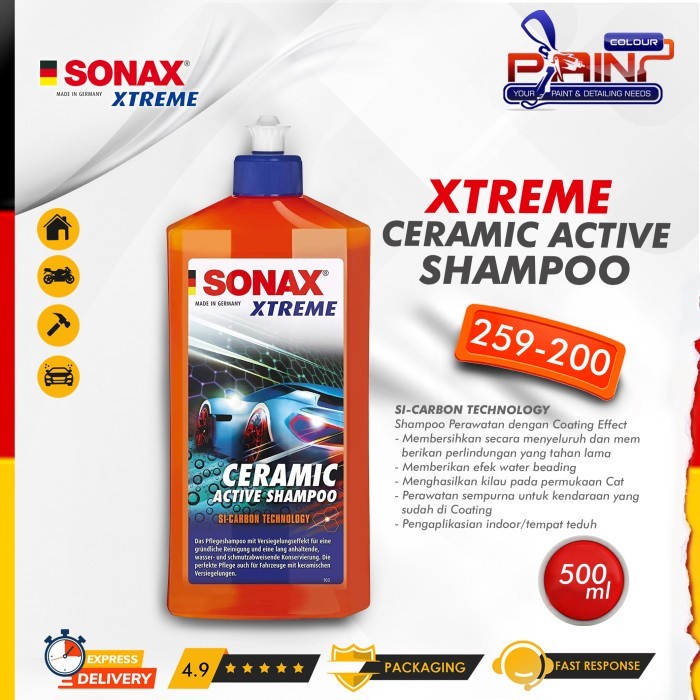 SONAX Xtreme Ceramic Active Shampoo 259-200 500ml Shampo Mobil