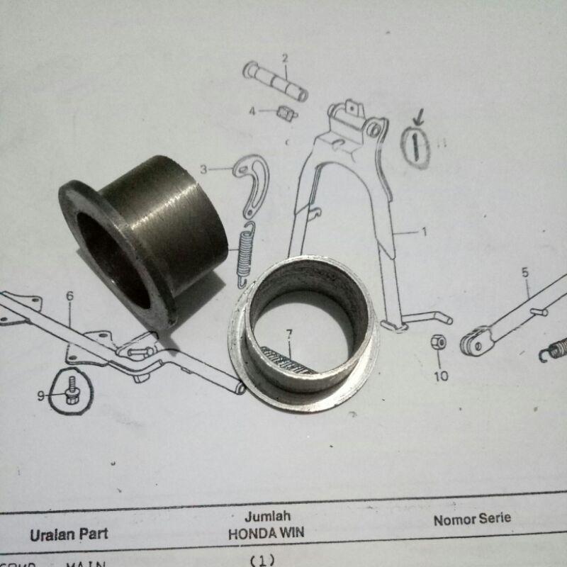 Bosh as standar tengah honda win 100 s90 cb100 cb125 gl100 gl125 benly